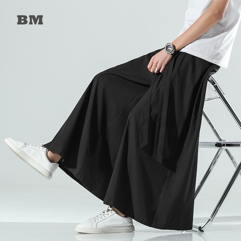Men'S Kimono Accessories - 2026 Hakama Japonês Harajuku Kimono Calças