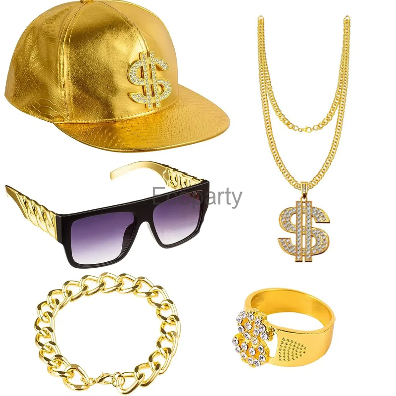 Men Accessories Ring And Bracelet - Conjunto de acessórios de fantasia de