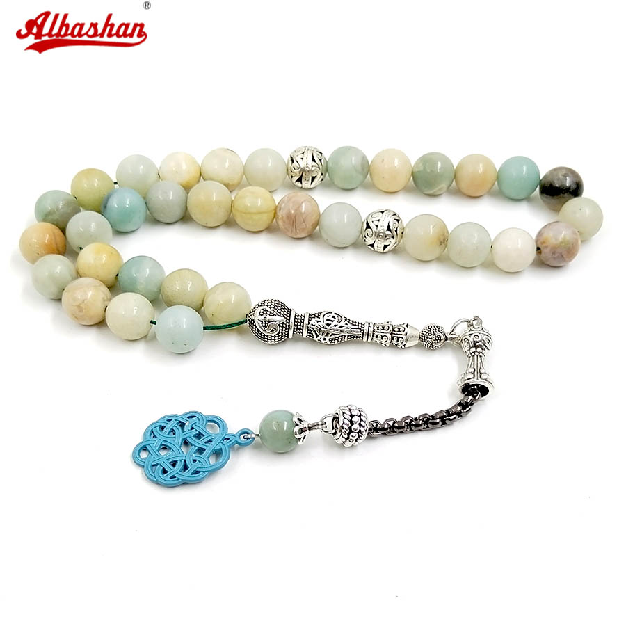 Men Accessories Amazon - Pedra natural da Amazônia, Tasbih, rosário