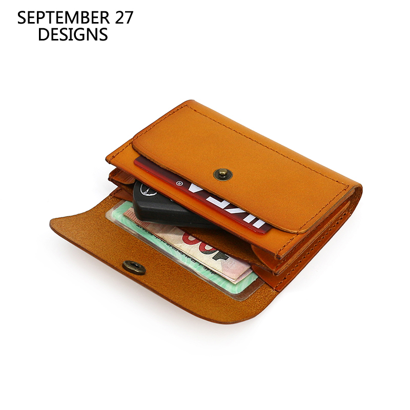 Coin Holder Men - Mini Bolsa de Cintura de Couro