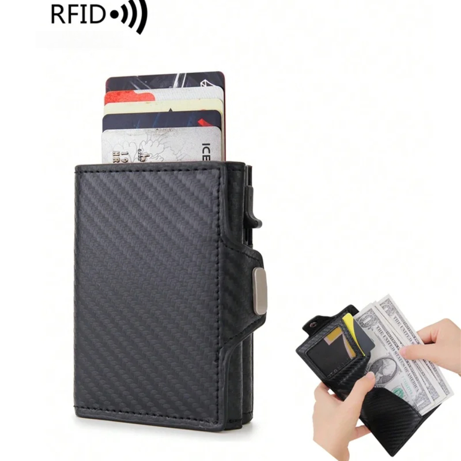Coin Holder Men - Carteira Pop-Up com Bloqueio RFID para