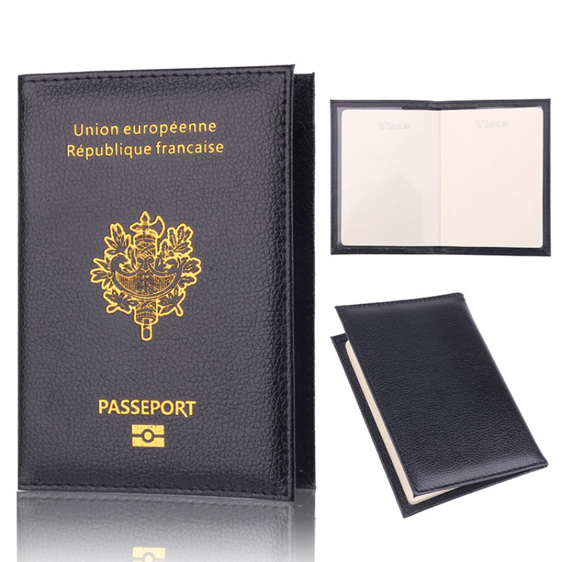 Quality Men'S Accessories - Mulheres homens viagem pu passaporte titular