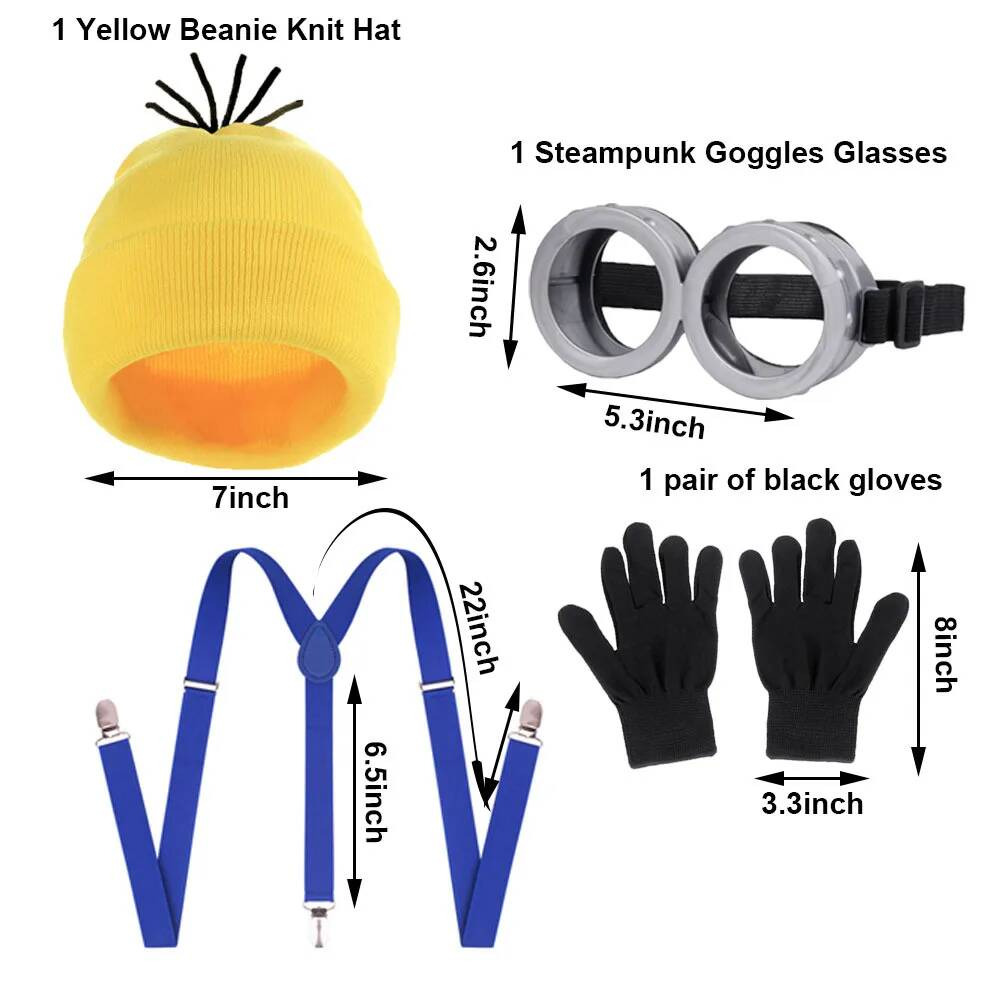 Men'S Yellow Accessories - Fantasia Engraçada de Halloween para Adultos,