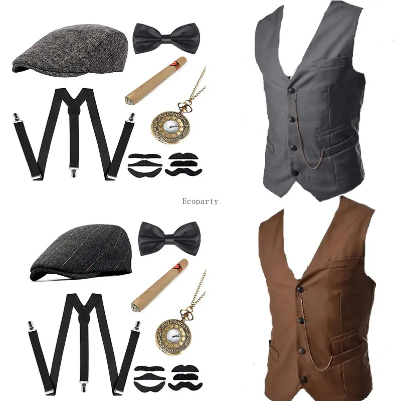 Men'S Accessories In The 1920S - Conjunto de Fantasia de Gangster Masculino