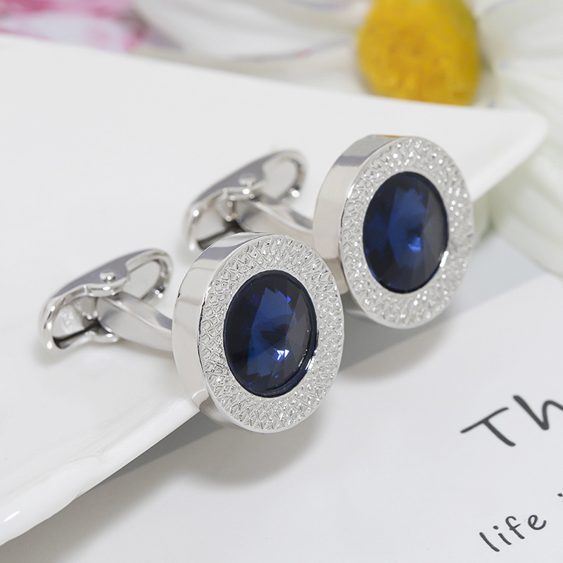Men'S Accessories Jewelry Brands - Venda quente abotoaduras para homens azul