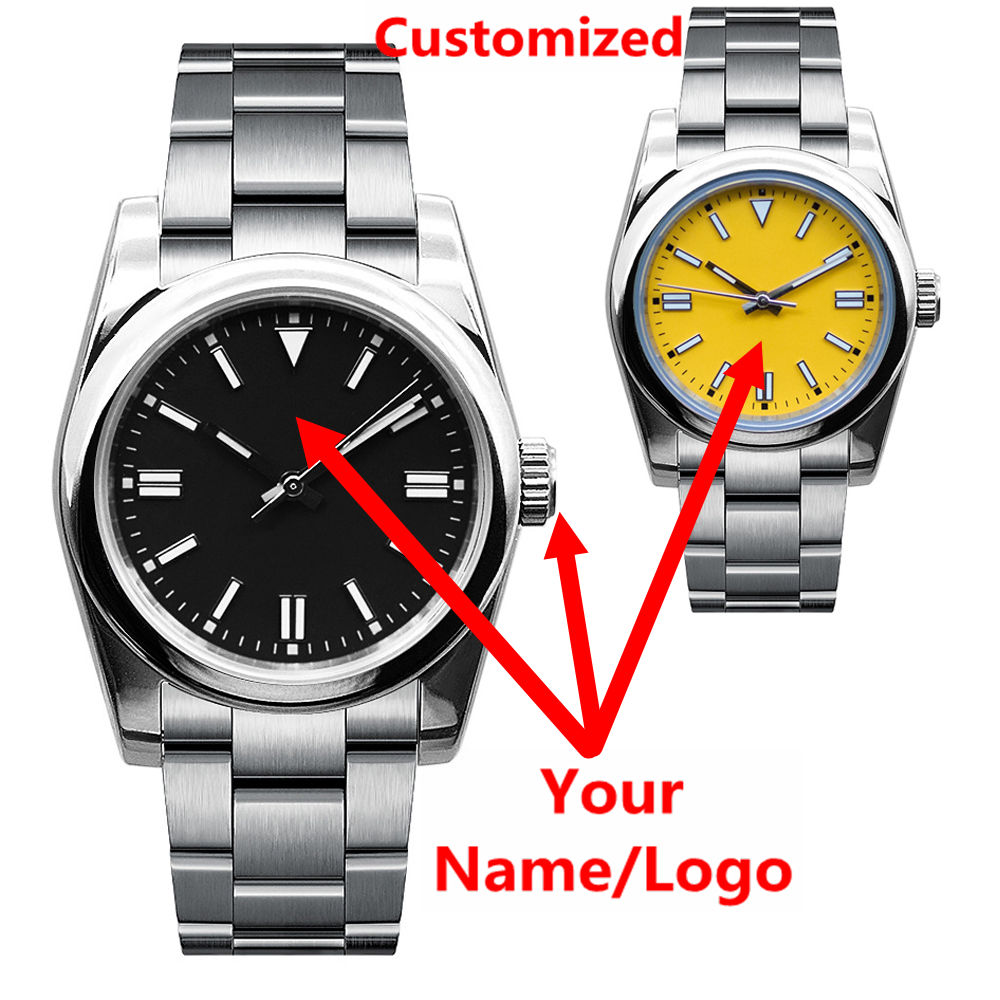 Young Men'S Accessories - Relógio Masculino Personalizado com Logotipo, Luxuoso,