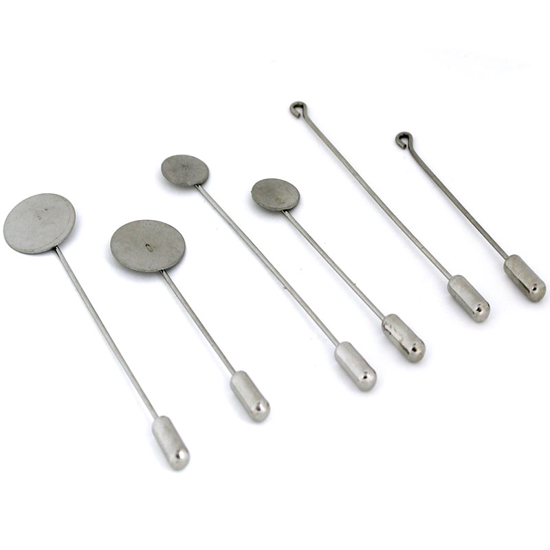 10 Peças/Lote 10 15mm Base de  - Men Accessories Brooch avaliação e preço