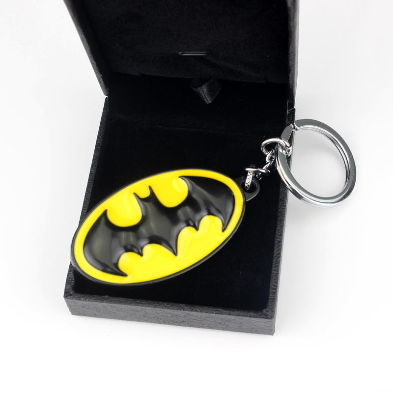Chaveiro de metal oval preto e - Men'S Yellow Accessories avaliação e preço