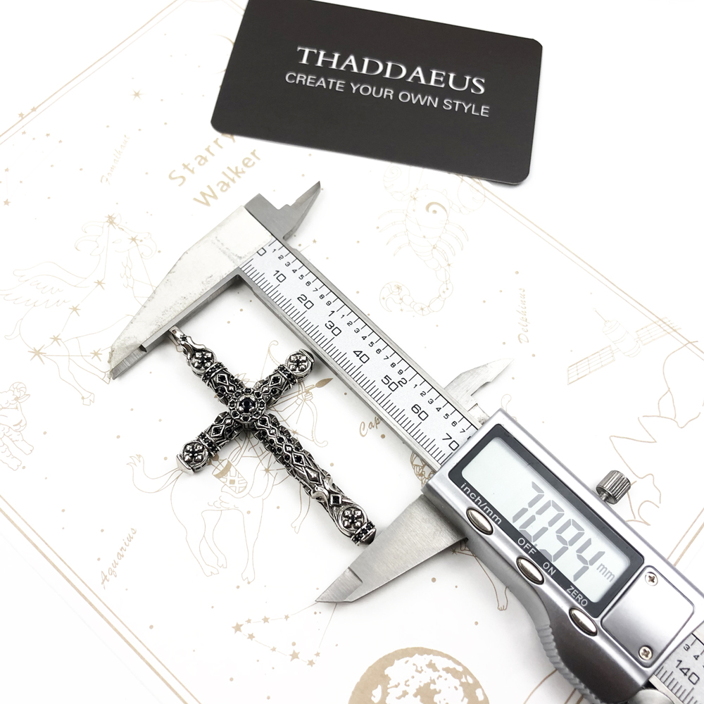 Ricamente ornamentado cruz pin - Men'S Accessories Jewelry Brands avaliação e preço