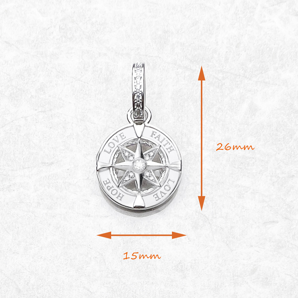 Pingente de fé para homens e m - Men'S Accessories Jewelry Brands avaliação e preço