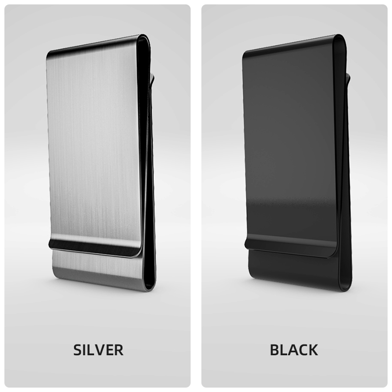 Qoong aço inoxidável fino dupl - Money Clip Slim avaliação e preço