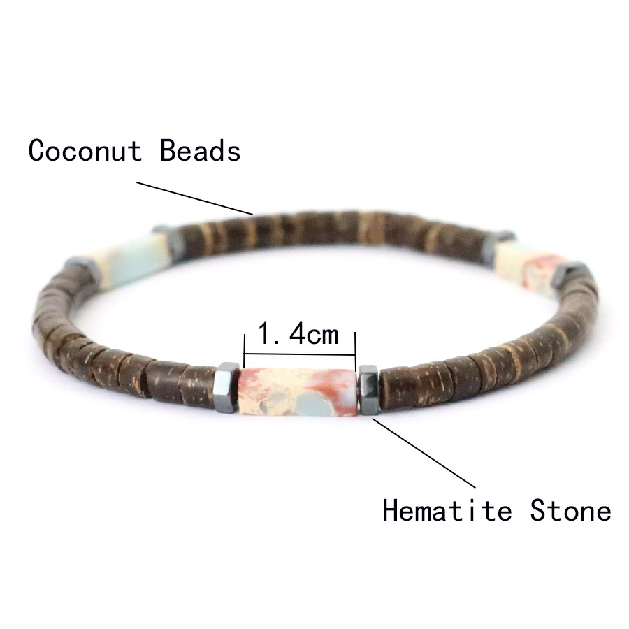 Homens retro 5mm natural casca - Men Accessories Amazon avaliação e preço