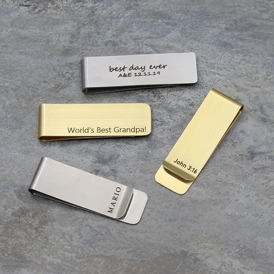 Clipe de Dinheiro Personalizad - Money Clip Slim avaliação e preço