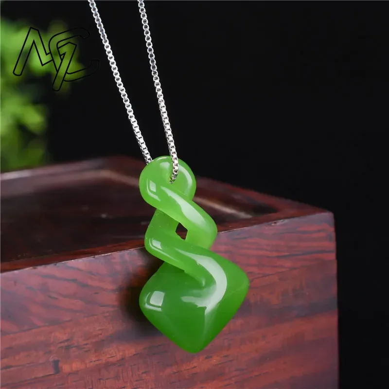 Natural hetian jade cor verde  - Men Accessories Hand avaliação e preço