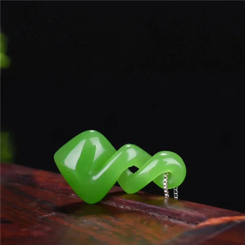 Natural hetian jade cor verde  - Men Accessories Hand avaliação e preço