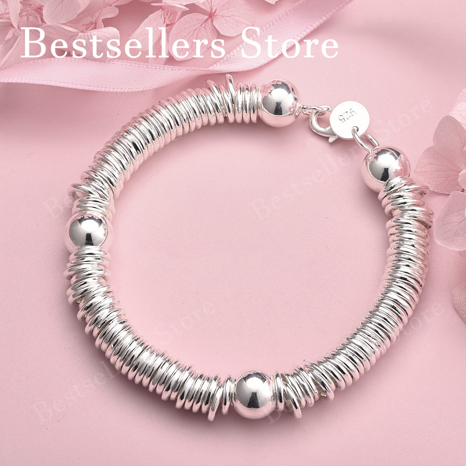 Pulseira de prata esterlina 92 - Men Accessories Ring And Bracelet avaliação e preço