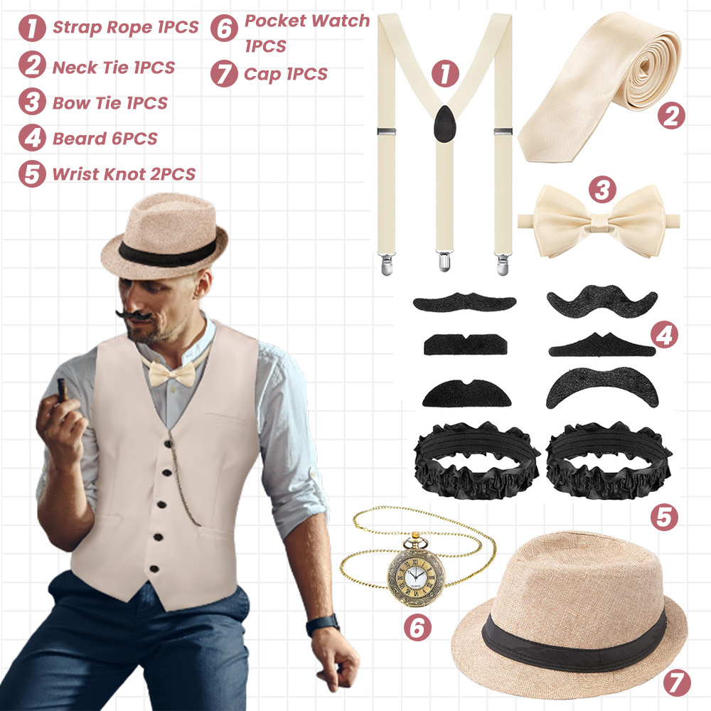 Acessórios de fantasia para ad - Men'S Accessories In The 1920S avaliação e preço