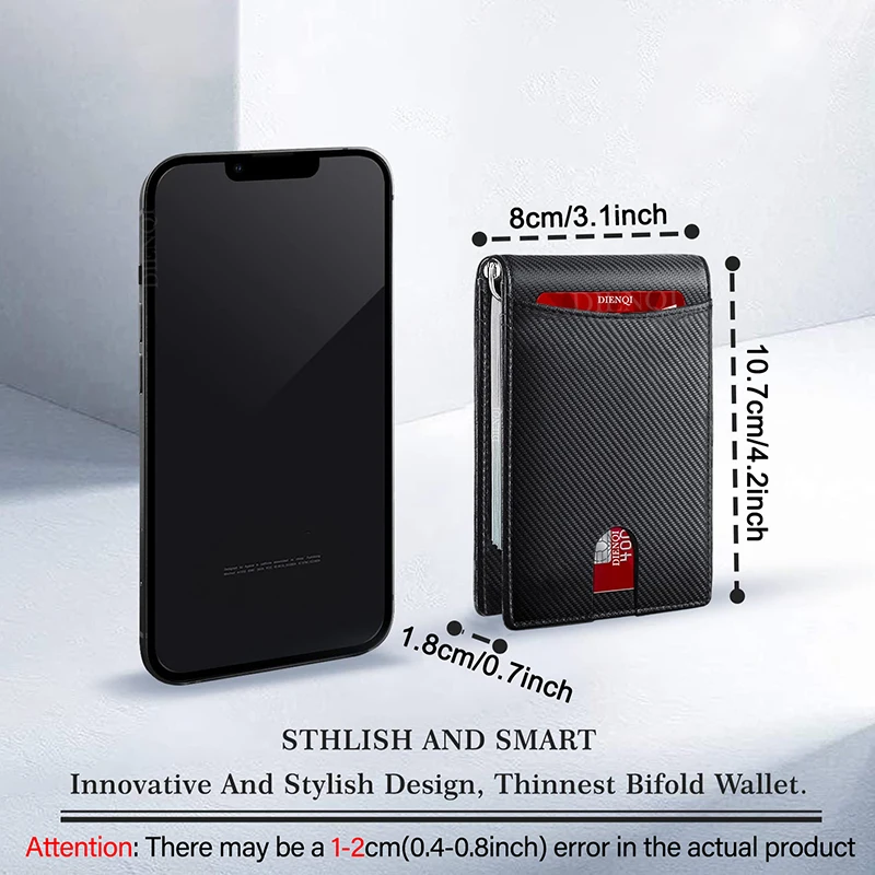 Porta-Cartões RFID para Homens - Money Clip Slim avaliação e preço