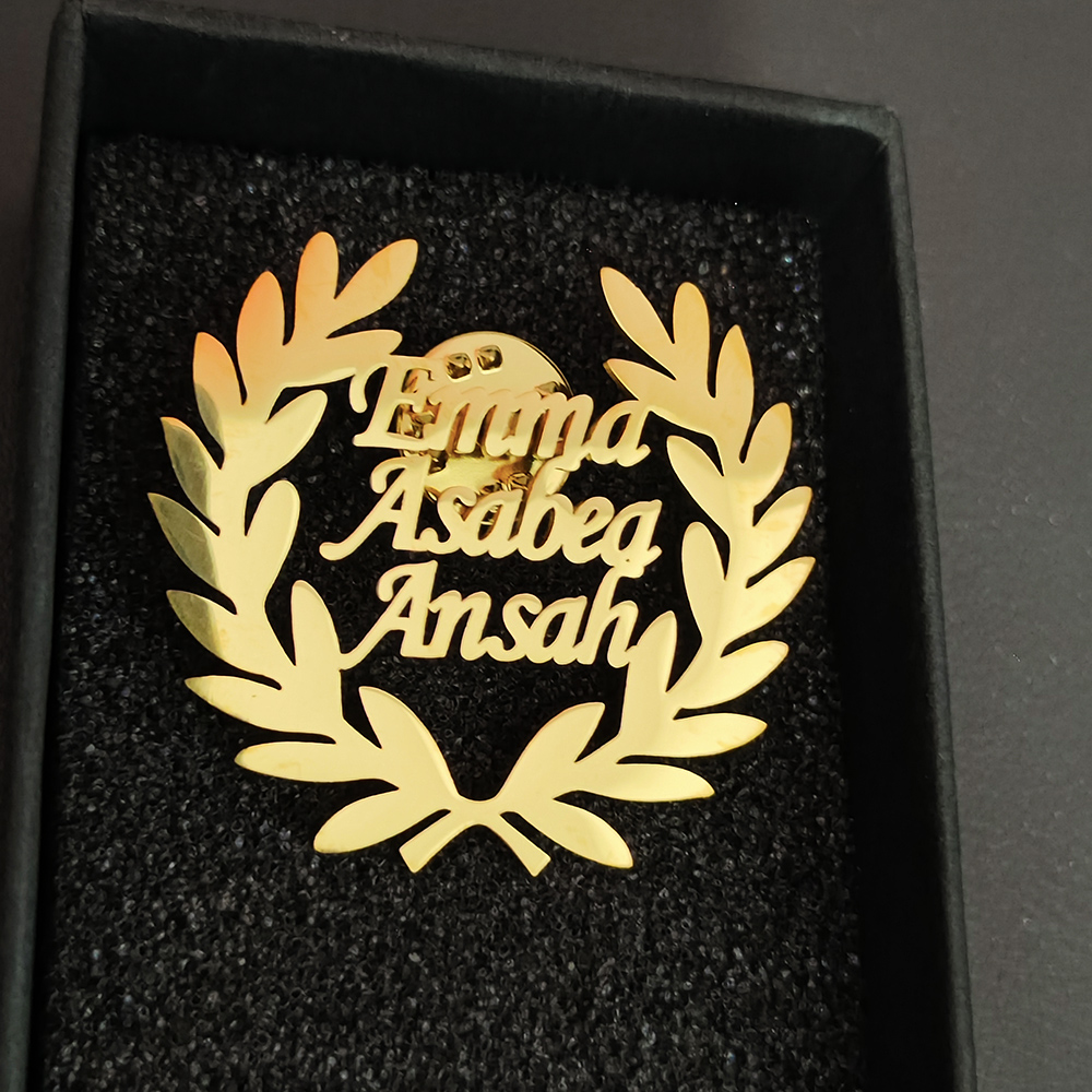 Personalizado masculino femini - Men Accessories Brooch avaliação e preço