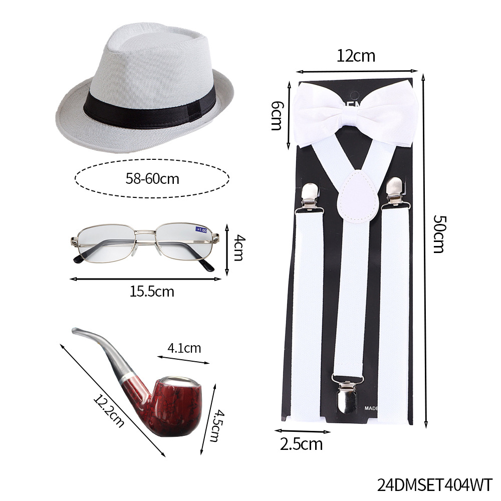 Fantasia Masculina Anos 20 Est - Men'S Accessories In The 1920S avaliação e preço