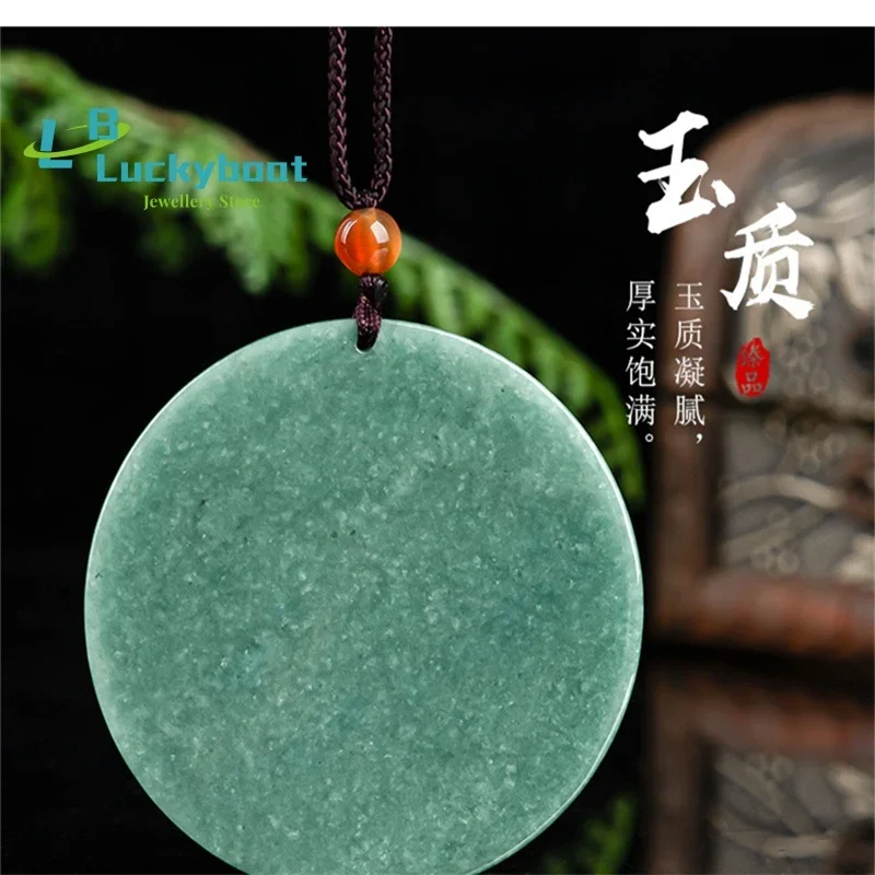 Colar Pingente de Jade Natural - Men'S Accessories Jewelry Brands avaliação e preço