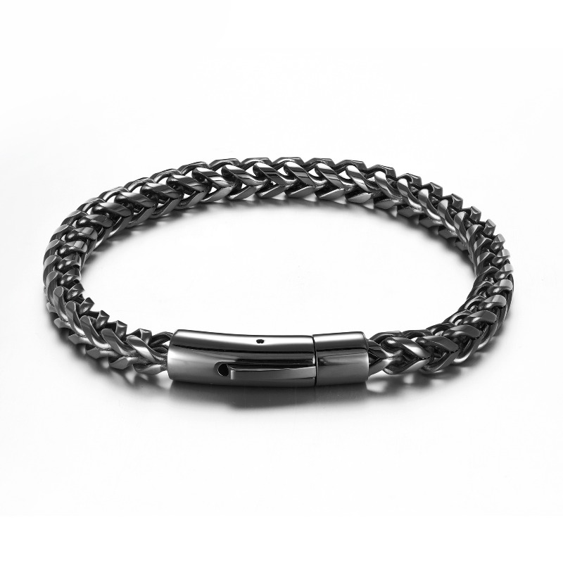 Pulseira de Aço Titânio Mascul - Men Accessories Ring And Bracelet avaliação e preço