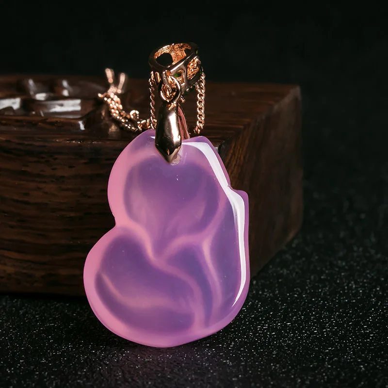Colar pingente de ágata roxa n - Men Accessories Hand avaliação e preço