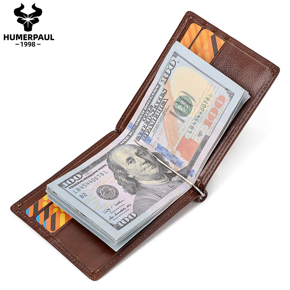 Carteira fina masculina de cou - Money Clip Slim avaliação e preço