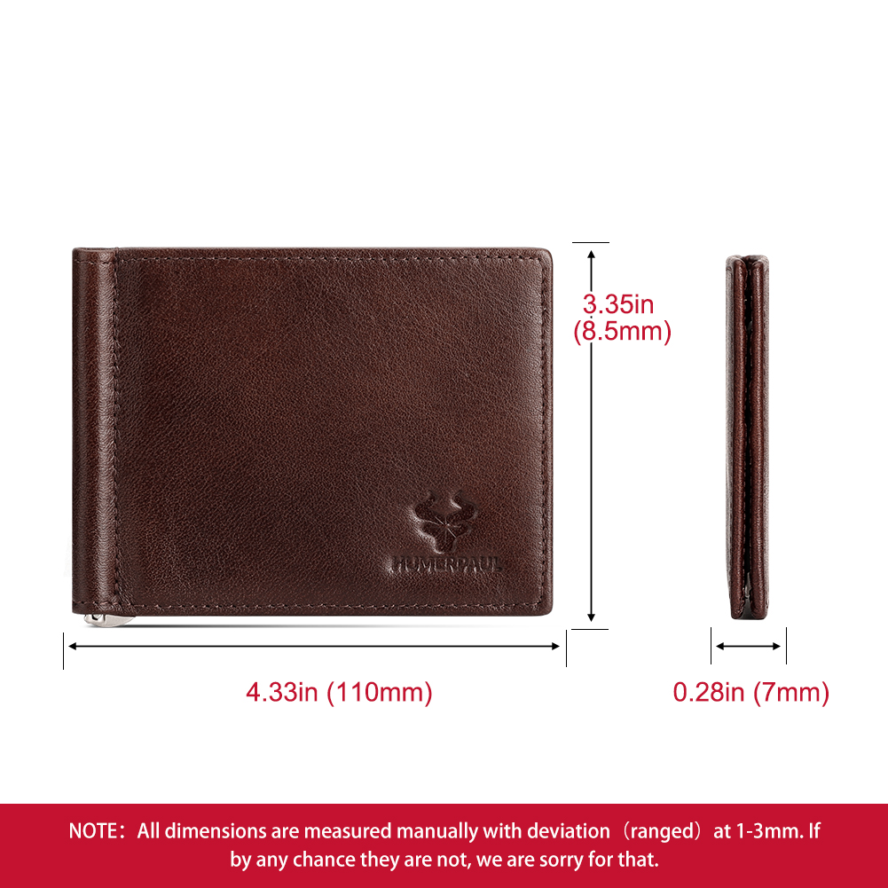 Carteira fina masculina de cou - Money Clip Slim avaliação e preço