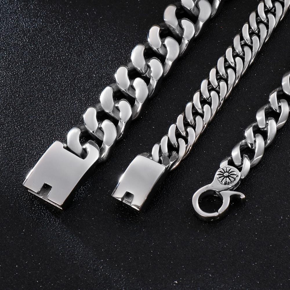 Kalen 22cm pulseira de corrent - Men Accessories Ring And Bracelet avaliação e preço