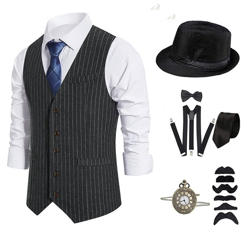 Conjunto de Fantasia de Gangst - Men'S Accessories In The 1920S avaliação e preço