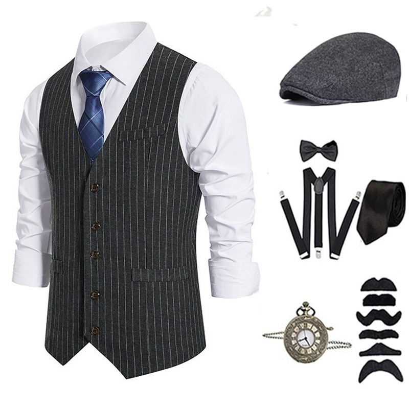 Conjunto de Fantasia de Gangst - Men'S Accessories In The 1920S avaliação e preço