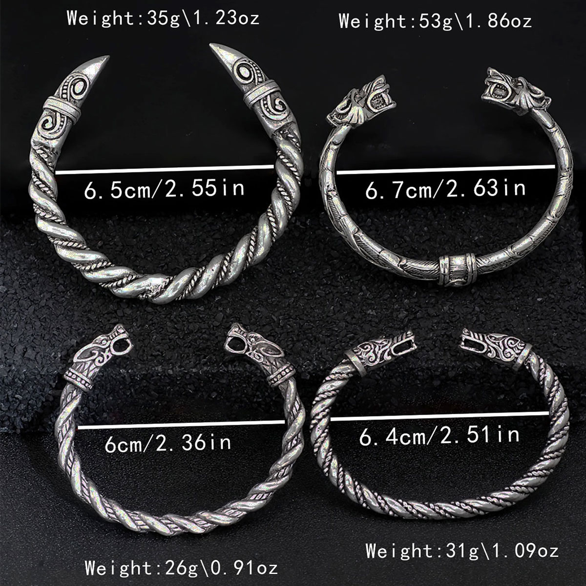 4 peças nórdico viking retro n - Men Accessories Ring And Bracelet avaliação e preço