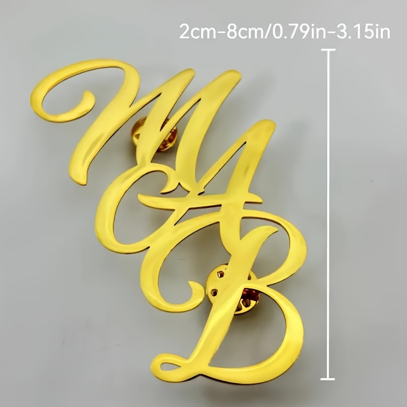 Monograma personalizado nome i - Men Accessories Brooch avaliação e preço