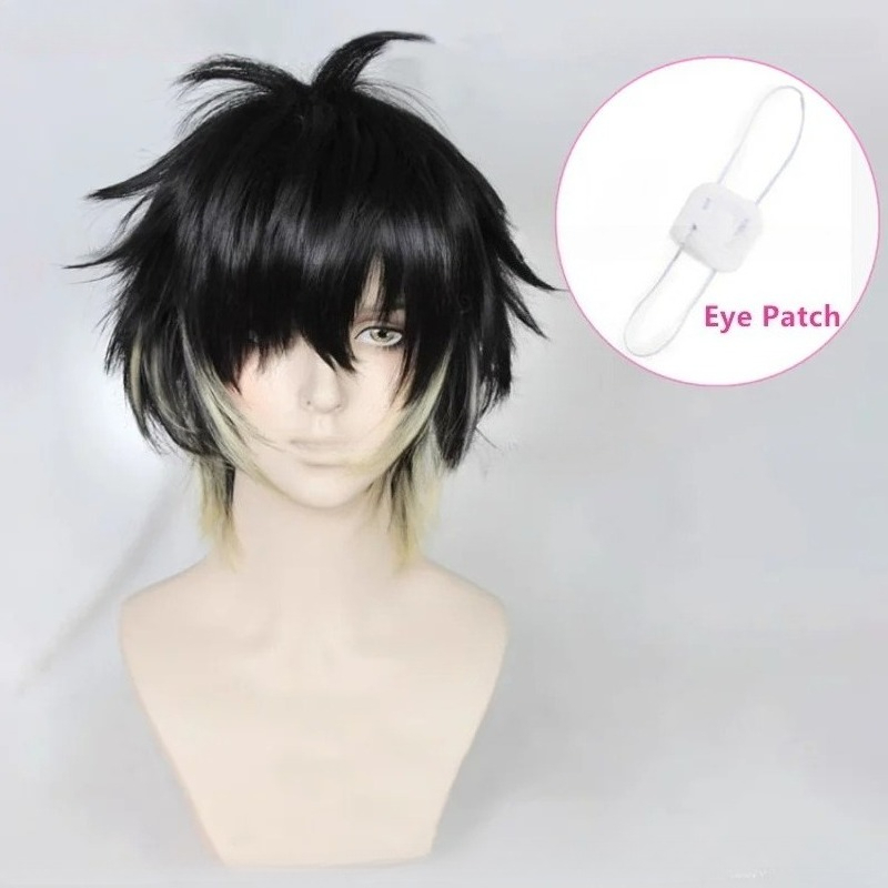Peruca de Anime Towa Sintética - Men'S Yellow Accessories avaliação e preço