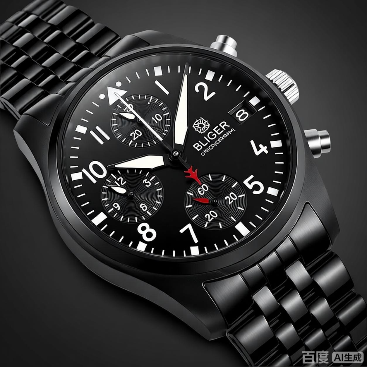 Relógio Cronógrafo Aviador BLI - Young Men'S Accessories avaliação e preço