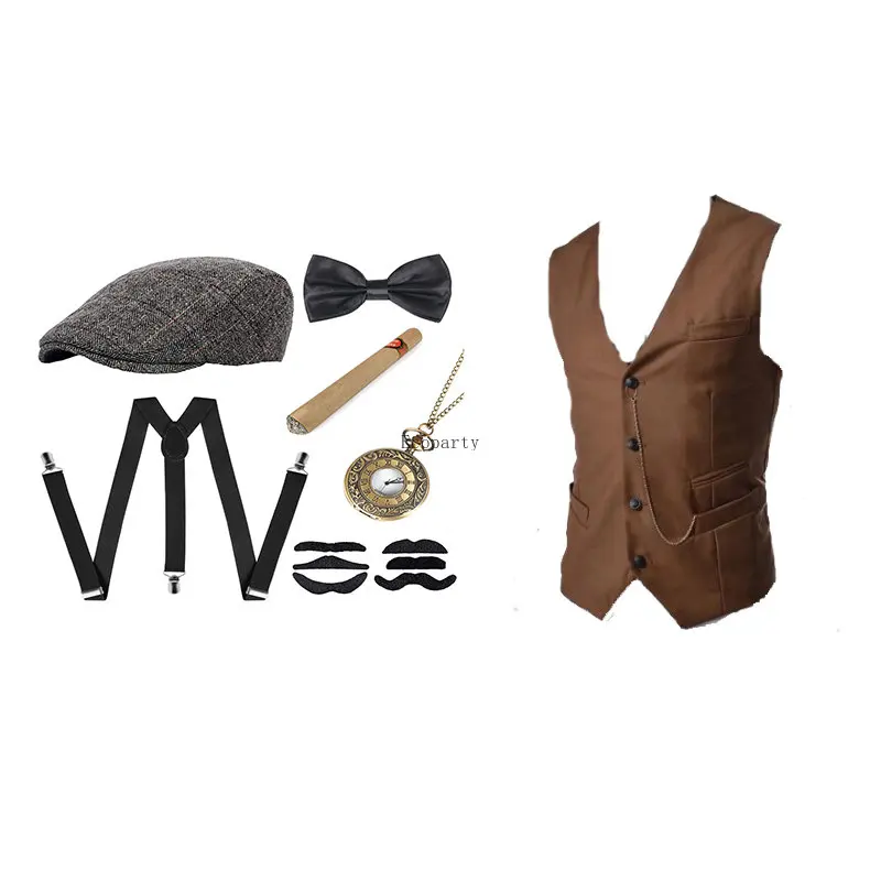 Conjunto de Fantasia de Gangst - Men'S Accessories In The 1920S avaliação e preço