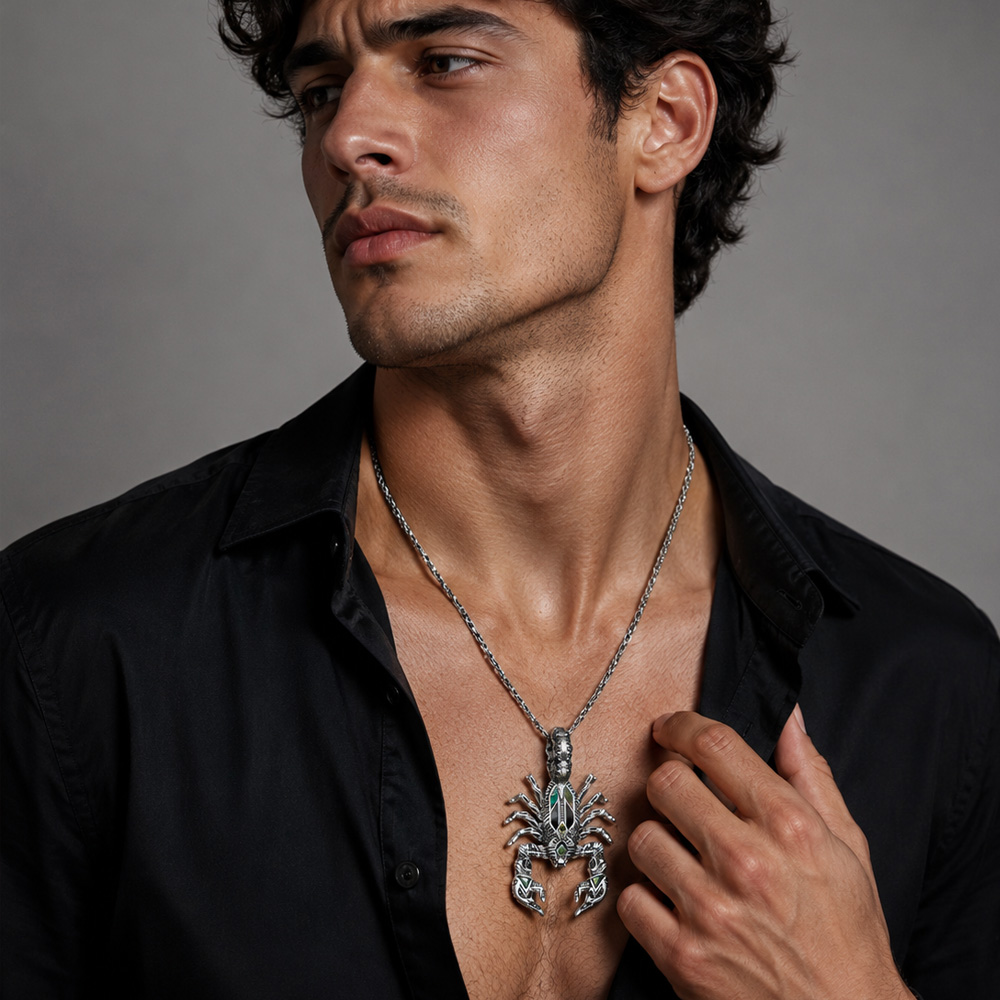 Pingente escorpião nova marca  - Men'S Accessories Jewelry Brands avaliação e preço