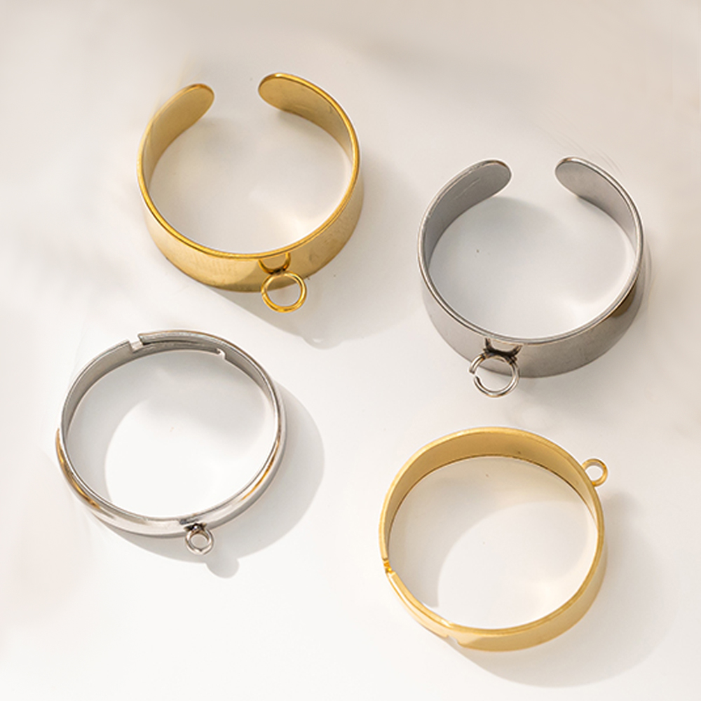 5 pçs/lote aço inoxidável cor  - Young Men'S Accessories avaliação e preço
