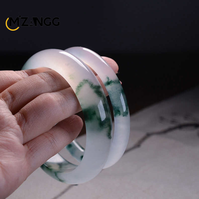 Natural Verde Jadeite Bangle J - Men Accessories Hand avaliação e preço