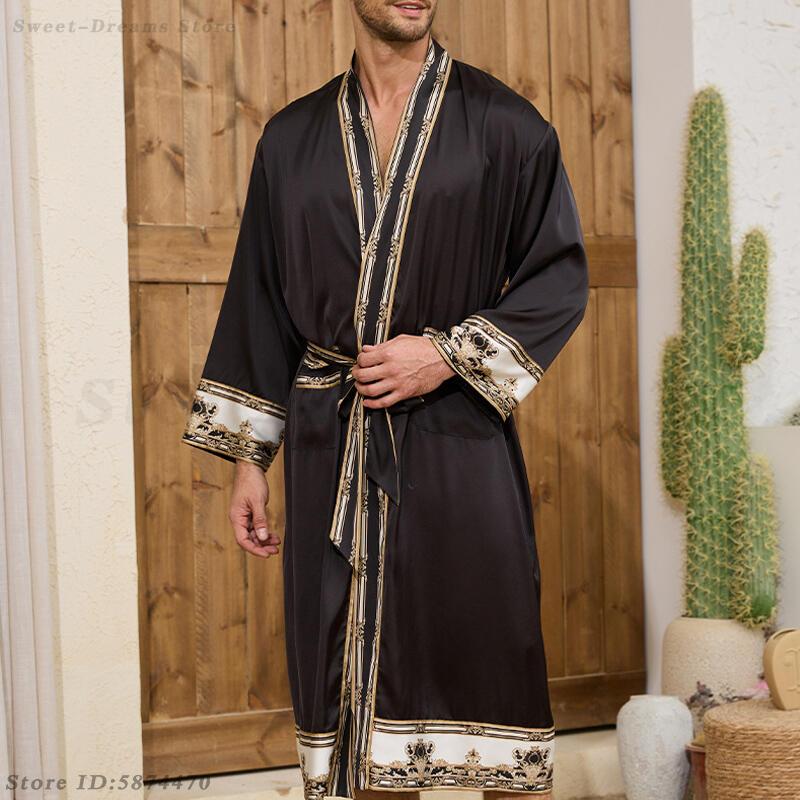 Conjunto de pijamas de roupão  - Men'S Kimono Accessories avaliação e preço