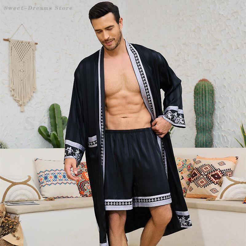 Conjunto de pijamas de roupão  - Men'S Kimono Accessories avaliação e preço