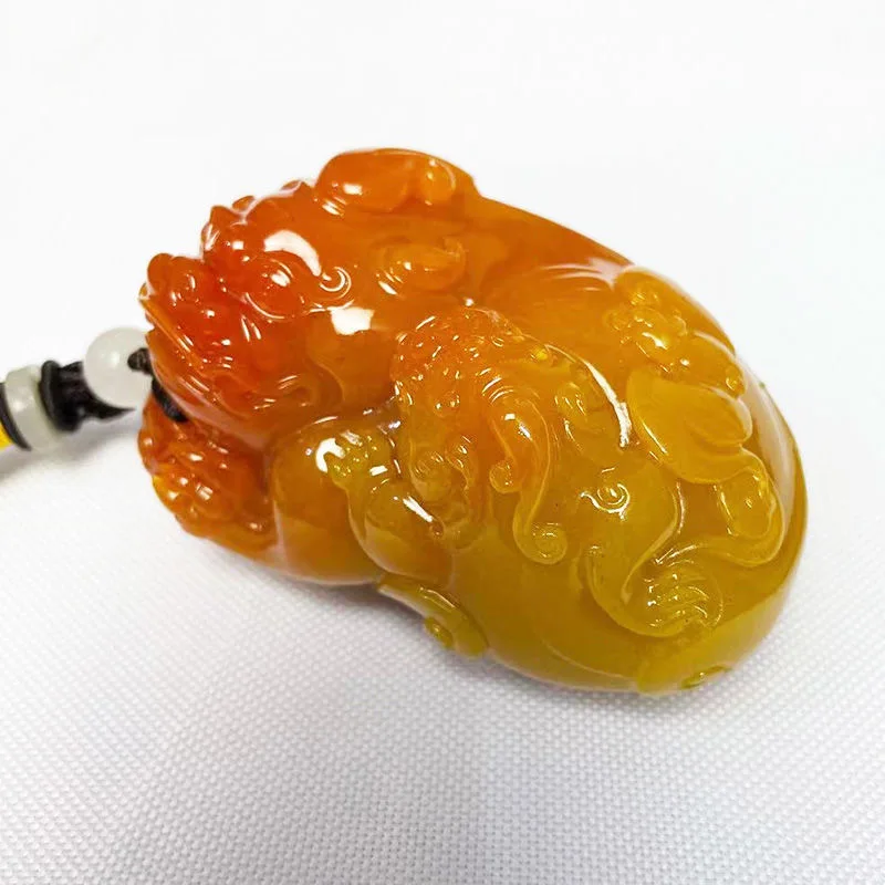 Natural Huang Longyu Pixiu Col - Men Accessories Hand avaliação e preço